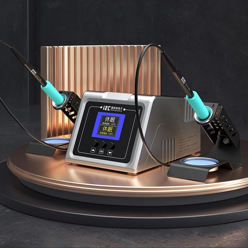 i2C High-Precision Intelligent Dual-Station Soldering Station Supports C210 And C115 Dual Handles For Mobile Phone Repair Tools
i2C High-Precision Intelligent Dual-Station Soldering Station Supports C210 And C115 Dual Handles For Mobile Phone Repair Tools