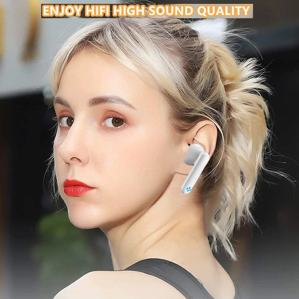 Bluetooth 5.0 Earphones Wireless Earbuds in-Ear Stereo Waterproof Headphones with LED Display Charging Case For All Smart Phone
Bluetooth 5.0 Earphones Wireless Earbuds in-Ear Stereo Waterproof Headphones with LED Display Charging Case For All Smart Phone