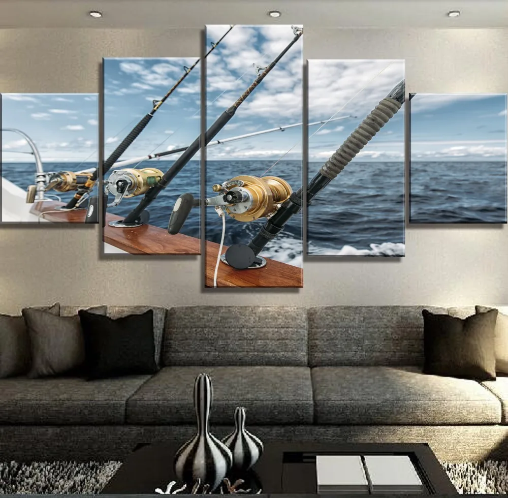 5 Piece HD Print Large Fishing In The Sea Modern Decorative Paintings on Canvas Wall Art for Home Decorations Wall Decor
5 Piece HD Print Large Fishing In The Sea Modern Decorative Paintings on Canvas Wall Art for Home Decorations Wall Decor