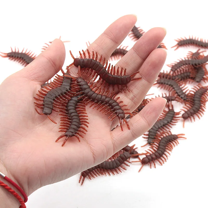 10 pcs Tricky toy simulation centipede simulation bug fake centipede strange creative small toy animal
10 pcs Tricky toy simulation centipede simulation bug fake centipede strange creative small toy animal