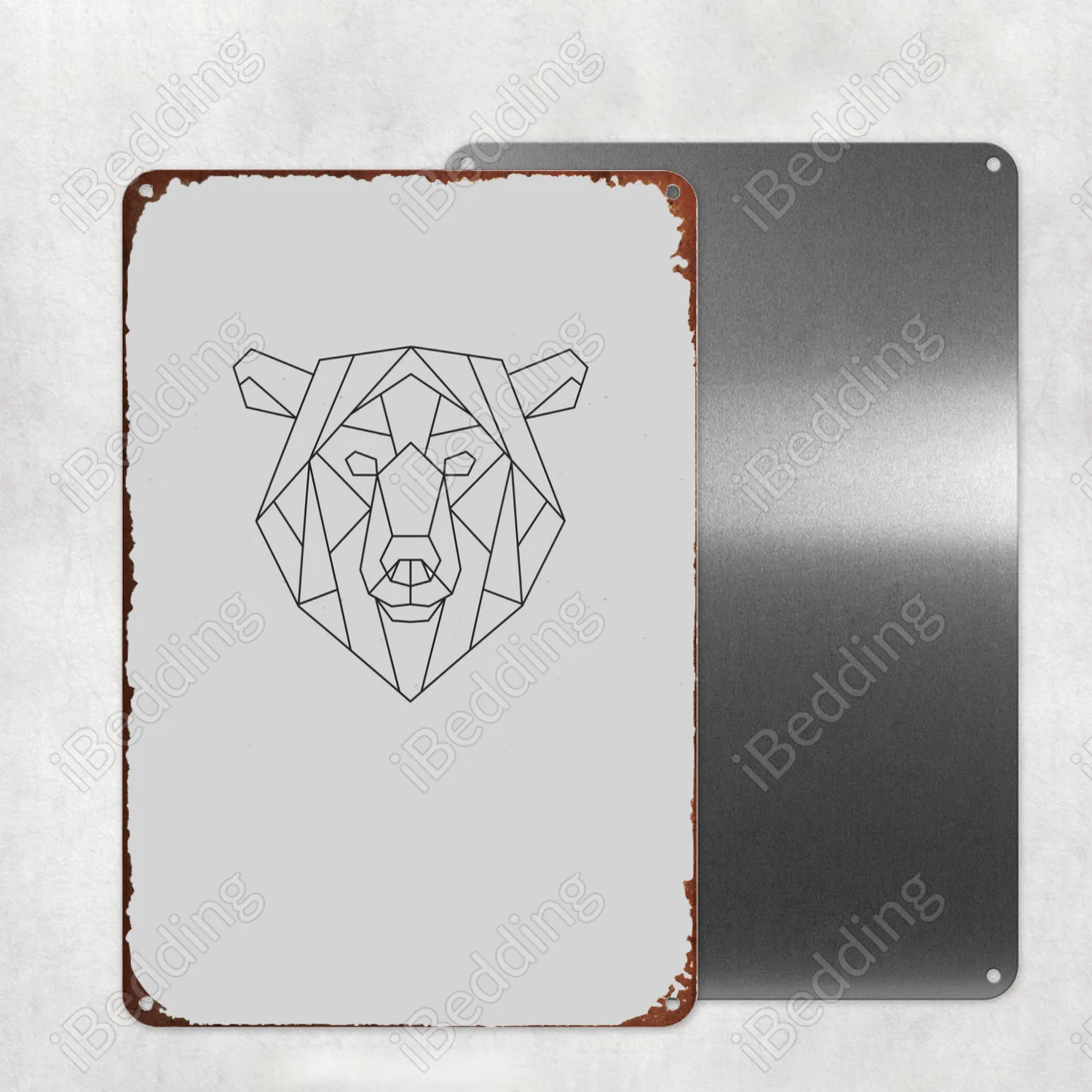 Медведь LOW POLY винтажная табличка металлическая планшетофон для бара, паба, клуба, Настенный декор, железная живопись, декоративная пластина ...
Медведь LOW POLY винтажная табличка металлическая планшетофон для бара, паба, клуба, Настенный декор, железная живопись, декоративная пластина ...