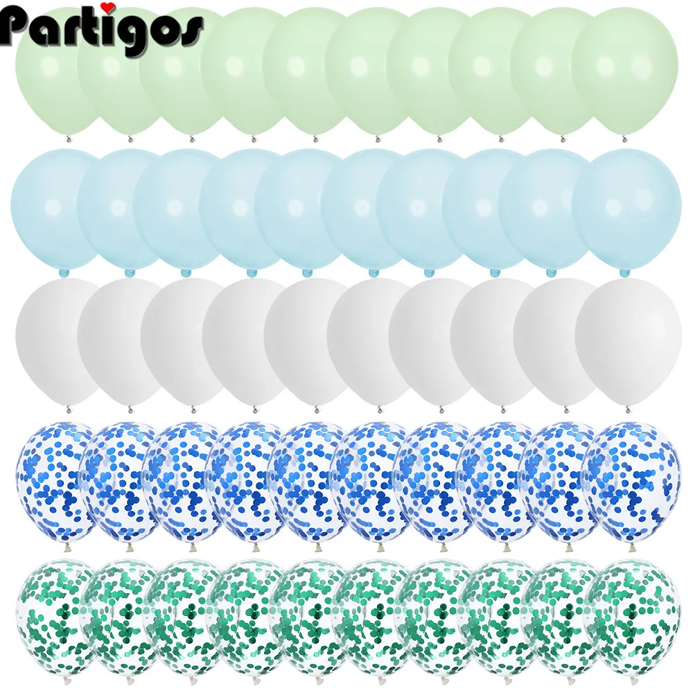 50 Pcs Macaron Green Blue Balloons Set Confetti Balloon Pastel Candy Balloon Wedding Birthday Party Decoration Baby Shower Decor
50 Pcs Macaron Green Blue Balloons Set Confetti Balloon Pastel Candy Balloon Wedding Birthday Party Decoration Baby Shower Decor