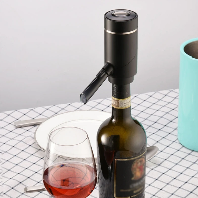 Electronic Automatic Pourer Spout Decanter Fast Wine Aeration Device Portable Wine Aerator Dispenser Pouring Tool Pump
Electronic Automatic Pourer Spout Decanter Fast Wine Aeration Device Portable Wine Aerator Dispenser Pouring Tool Pump