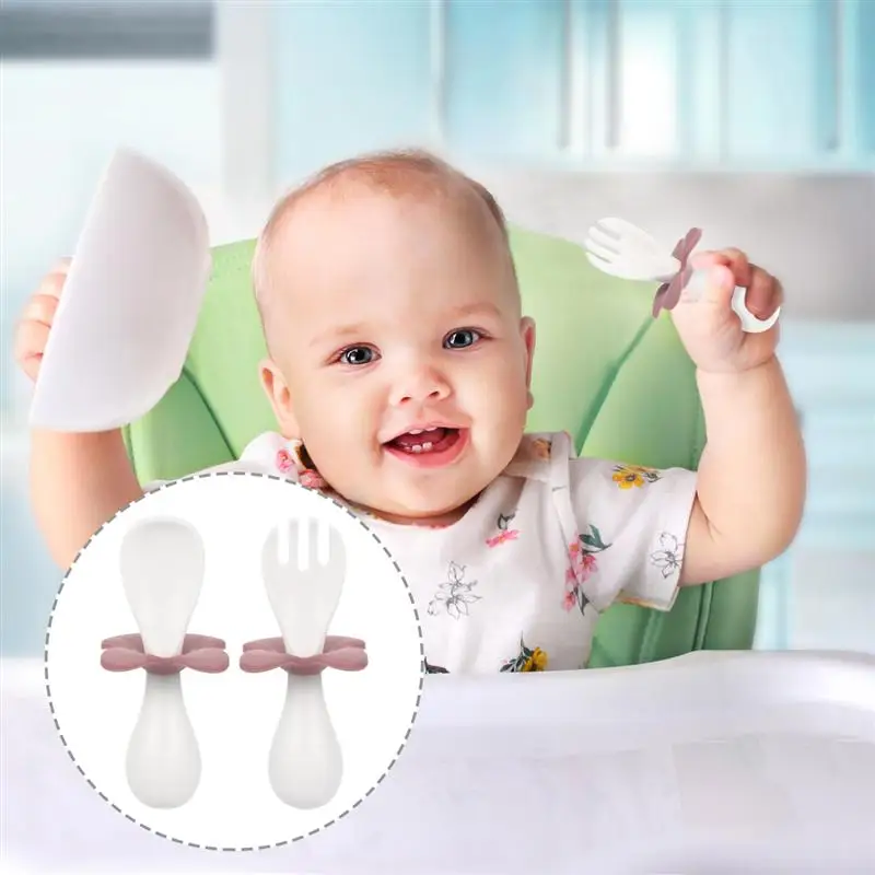 1 Set 2pcs Silicone Spoons And Forks Baby Dinning Training Tableware Set For Kid
1 Set 2pcs Silicone Spoons And Forks Baby Dinning Training Tableware Set For Kid