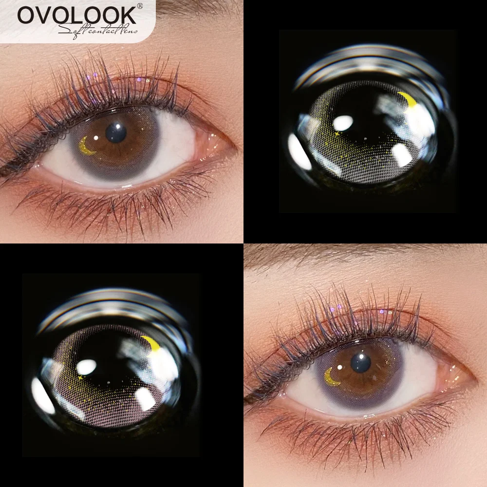 OVOLOOK-2pcs/pair Beautiful Lenses Colored Lenses for Eyes Moon Contact Lenses 2Tone Eye Color Lens Colored Contacts Yearly Use
OVOLOOK-2pcs/pair Beautiful Lenses Colored Lenses for Eyes Moon Contact Lenses 2Tone Eye Color Lens Colored Contacts Yearly Use