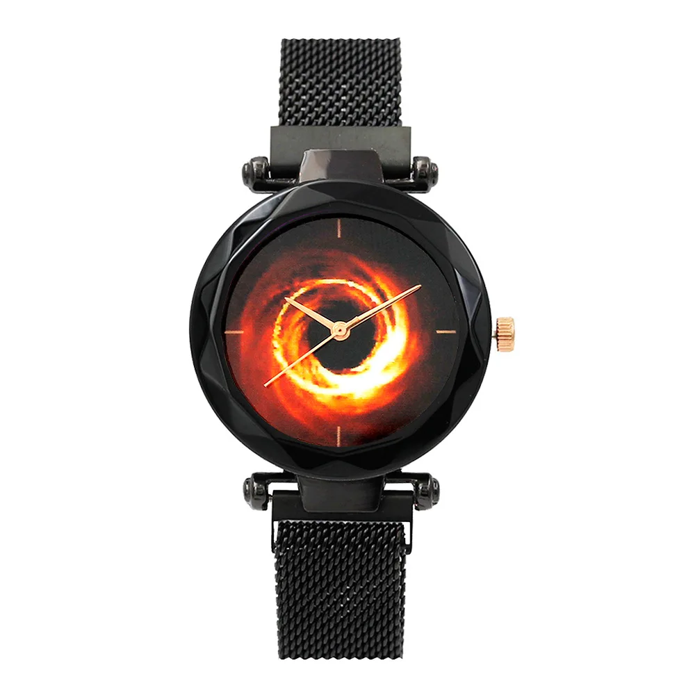 2020 Best Watch Women Luxury Black Hole Starry Sky Ladies Quartz Wrist Watches Magnet Steel Mesh Female Clock New relojes mujer
2020 Best Watch Women Luxury Black Hole Starry Sky Ladies Quartz Wrist Watches Magnet Steel Mesh Female Clock New relojes mujer