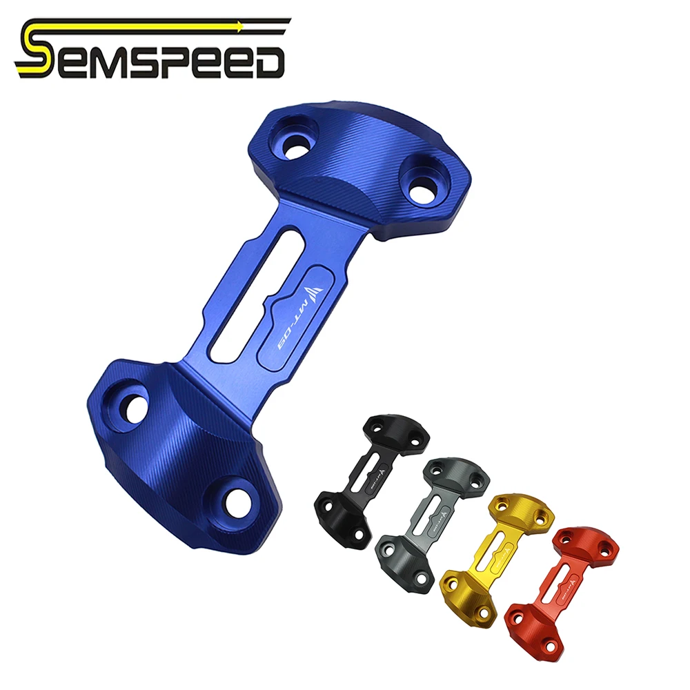 SEMSPEED черный MT 09 логотип для Yamaha MT09 2014 2018 2019 2020 аксессуары мотоциклов Руль