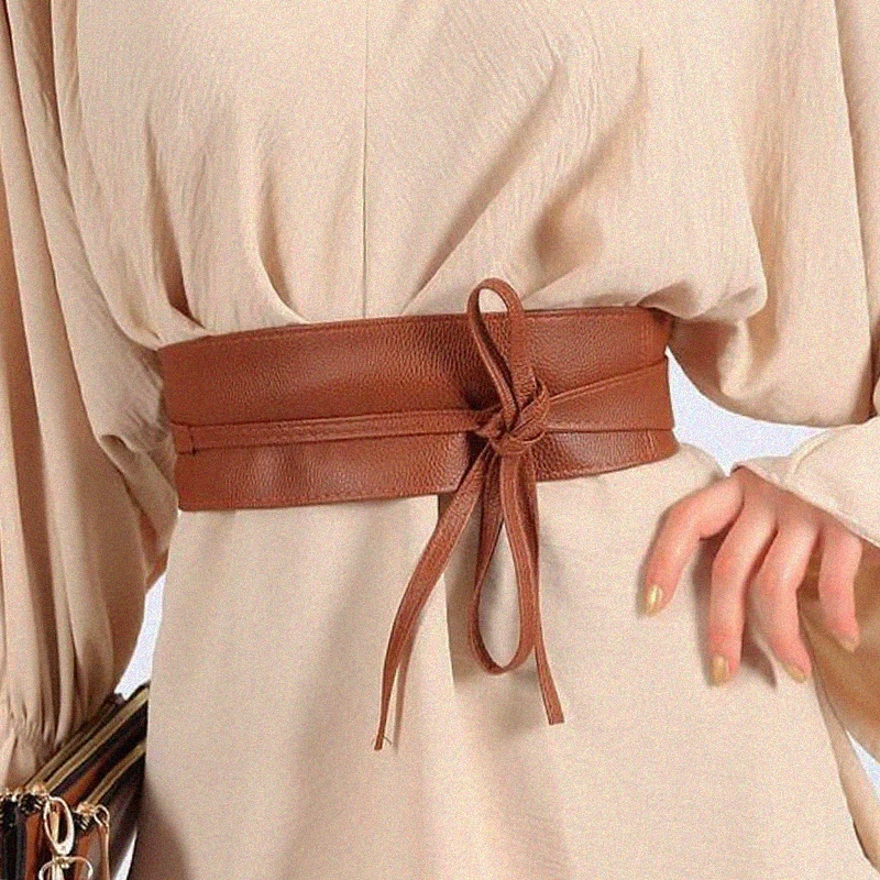 Wide Belt Women Faux Leather 2021 Belts Fashion Ring Waistband Femme Coat Decorated Lace Up Girdle Cummerbunds Female Corset
Wide Belt Women Faux Leather 2021 Belts Fashion Ring Waistband Femme Coat Decorated Lace Up Girdle Cummerbunds Female Corset