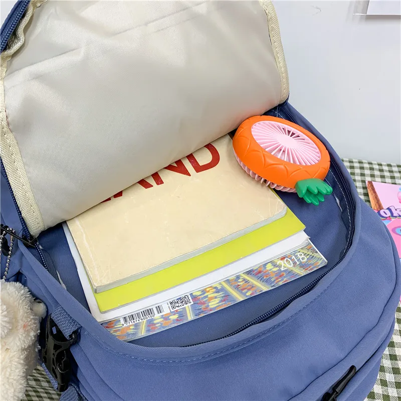 Queen New Large Capacity Solid Color Waterproof Nylon Women Backpack Men Draw String Side Pocket Travel Bag Student Schoolbag
Queen New Large Capacity Solid Color Waterproof Nylon Women Backpack Men Draw String Side Pocket Travel Bag Student Schoolbag