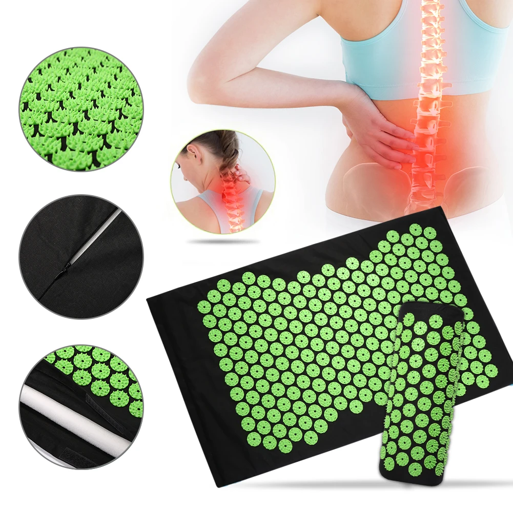 Massager Pad Massage Yoga Acupressure Cushion Stress Relieve Neck Back Body Pain Spike Fitness Exercise Pillow Pad Cushion
Massager Pad Massage Yoga Acupressure Cushion Stress Relieve Neck Back Body Pain Spike Fitness Exercise Pillow Pad Cushion