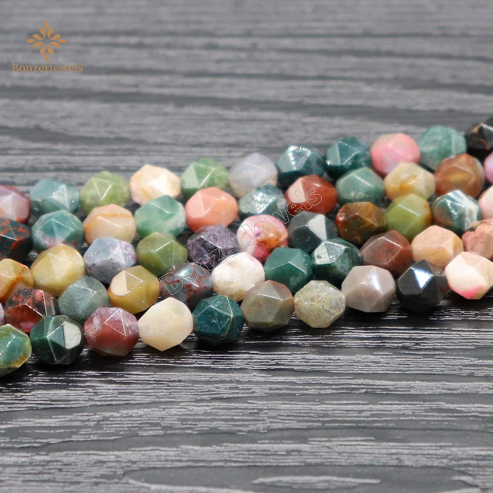 Diamonds Faceted Natural India Agates Star Cut Polygon Beads For Jewelry Making DIY Bracelet Necklace Accessories 6/8/10mm
Diamonds Faceted Natural India Agates Star Cut Polygon Beads For Jewelry Making DIY Bracelet Necklace Accessories 6/8/10mm