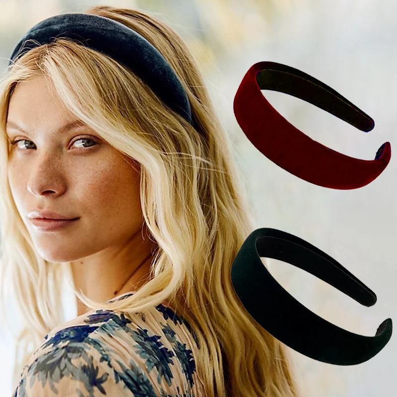 Solid Velvet Bezel Women Sponge Headband Girls Vintage knit Hair Bands Soft Hairband Headwear Hair Rubbers Elastic Hair Bands
Solid Velvet Bezel Women Sponge Headband Girls Vintage knit Hair Bands Soft Hairband Headwear Hair Rubbers Elastic Hair Bands
