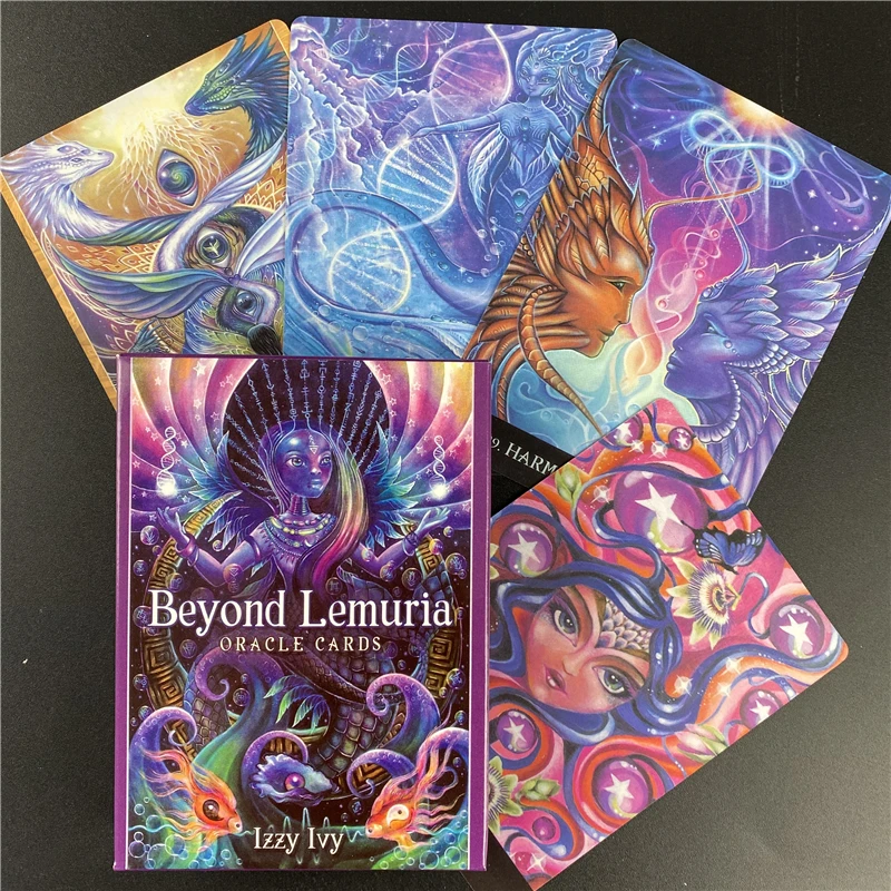 New beyond Lemuria Oracle Tarot family gathering game language English destiny divination Oracle Card Tarot beginner soul 
New beyond Lemuria Oracle Tarot family gathering game language English destiny divination Oracle Card Tarot beginner soul