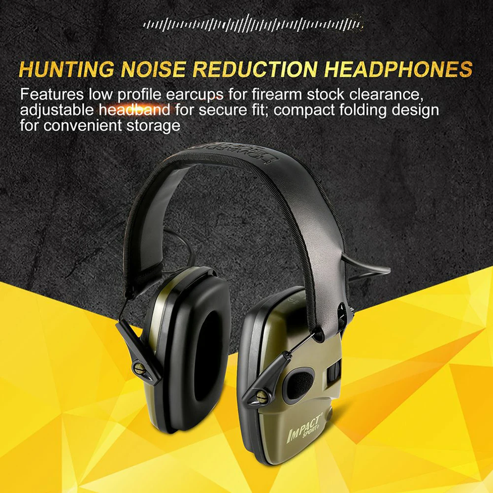 Tactical Electronic Earmuff for Hunting shooting headphones Noise reduction Hearing Protective Ear Protection Safety Earmuff
Tactical Electronic Earmuff for Hunting shooting headphones Noise reduction Hearing Protective Ear Protection Safety Earmuff