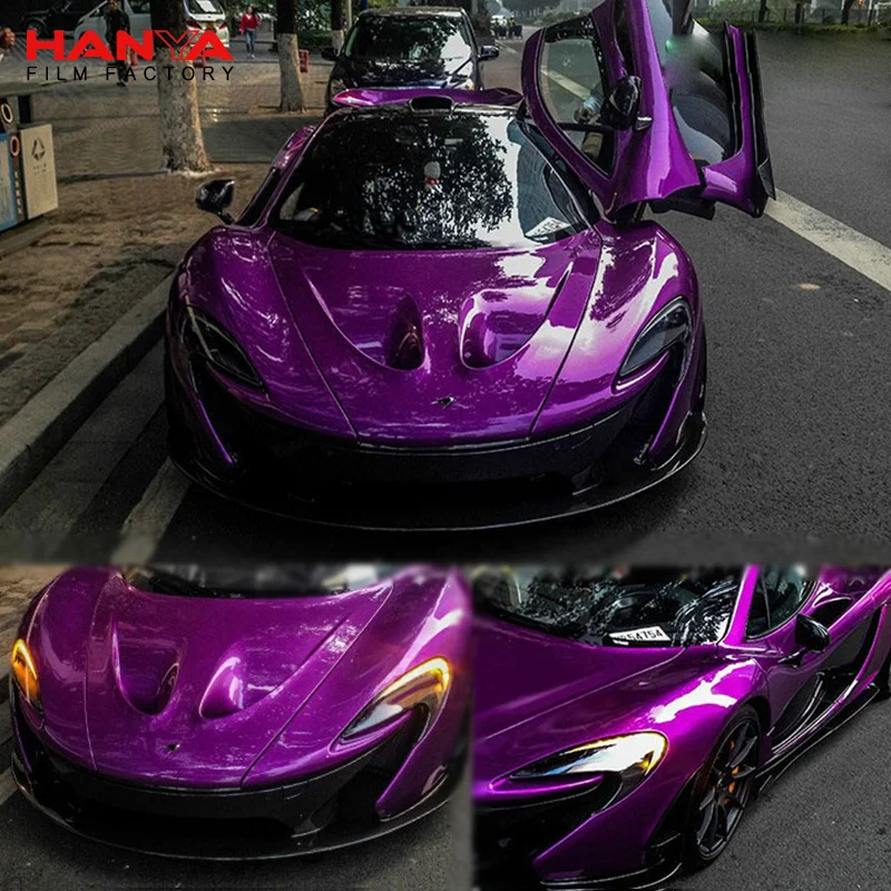 Waterproof Super Gloss Candy Purple Self-adhesive PVC Body Car Sticker vinyl wrap
Waterproof Super Gloss Candy Purple Self-adhesive PVC Body Car Sticker vinyl wrap