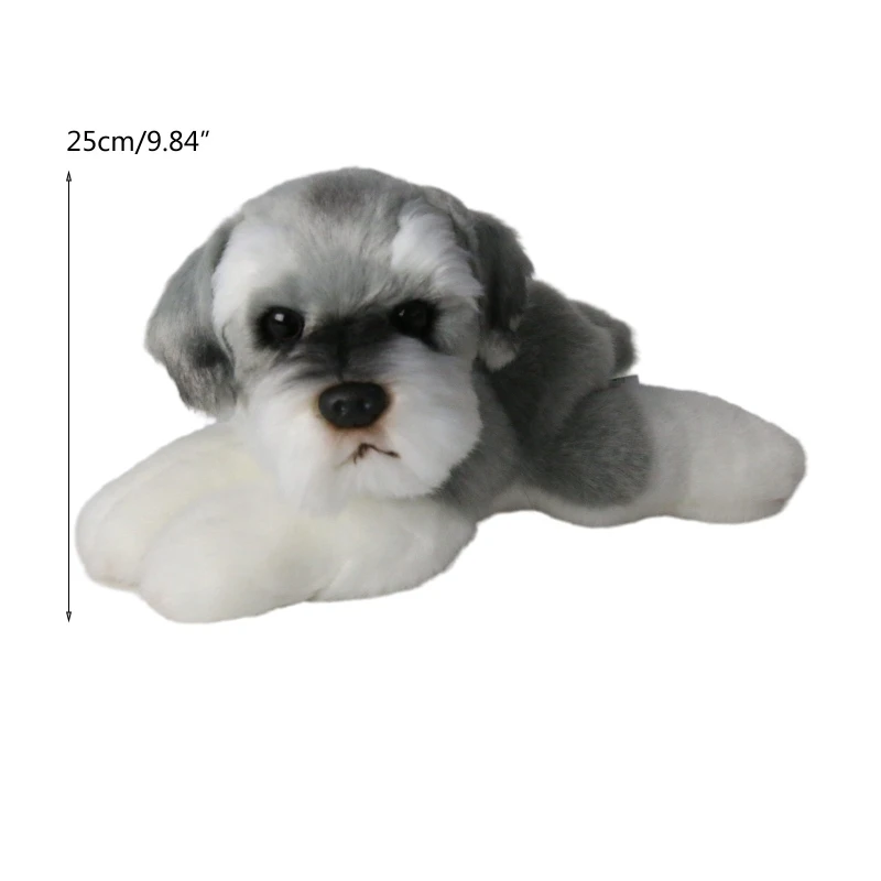 High-Quality Handmade Simulation Standard Schnauzer Dog Toy Doll Stuffed Plush Animal Kids Gift
High-Quality Handmade Simulation Standard Schnauzer Dog Toy Doll Stuffed Plush Animal Kids Gift
