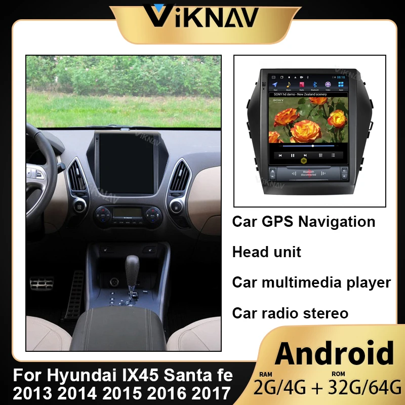 Автомобильный GPS-навигатор, Авторадио для Hyundai IX45 Santa fe 2013, 2014, 2015, 2016, 2017, автомобильный мультимедийный стерео плеер, головное устройство
Автомобильный GPS-навигатор, Авторадио для Hyundai IX45 Santa fe 2013, 2014, 2015, 2016, 2017, автомобильный мультимедийный стерео плеер, головное устройство