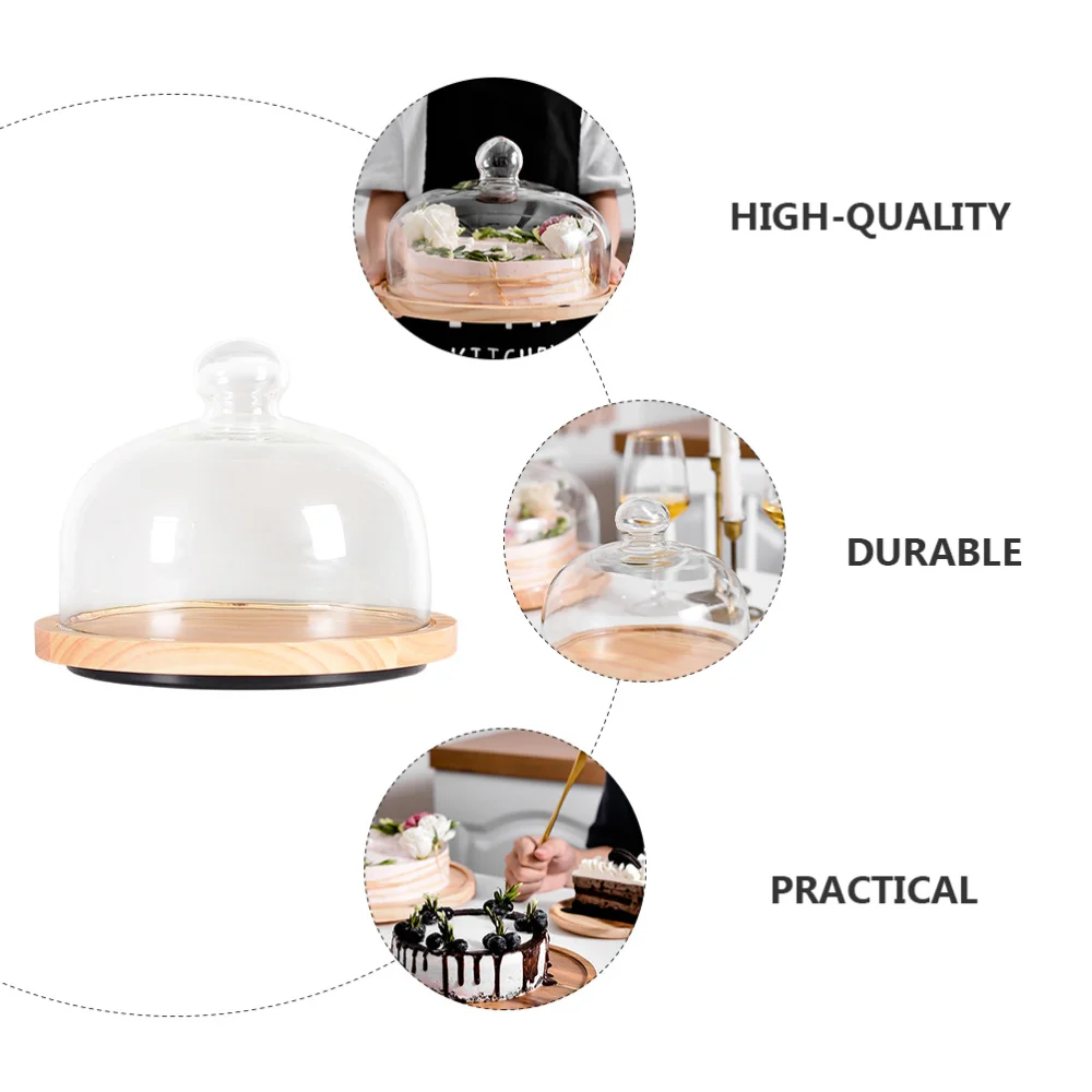 1pc Dessert Showcase Plate Dust-proof Cake Container Practical Party Supply
1pc Dessert Showcase Plate Dust-proof Cake Container Practical Party Supply