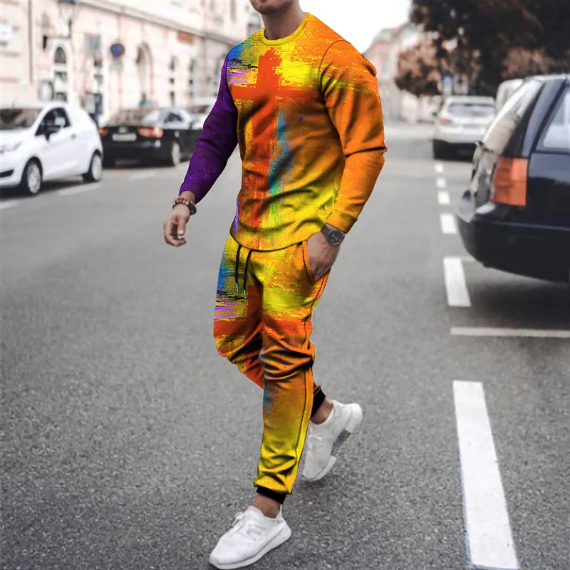 2021 Men's Suit Long Sleeve + Trousers two-piece Casual Sportswear men/women Suit 3D Printing Fitness men's Suit
2021 Men's Suit Long Sleeve + Trousers two-piece Casual Sportswear men/women Suit 3D Printing Fitness men's Suit