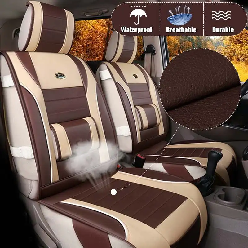 Front Car Seat Cover Cushion Car Cover Protector PU Leather Universal Full Seat Protect Anti Slip For Toyota/Mazda/Hyundai/Kia
Front Car Seat Cover Cushion Car Cover Protector PU Leather Universal Full Seat Protect Anti Slip For Toyota/Mazda/Hyundai/Kia