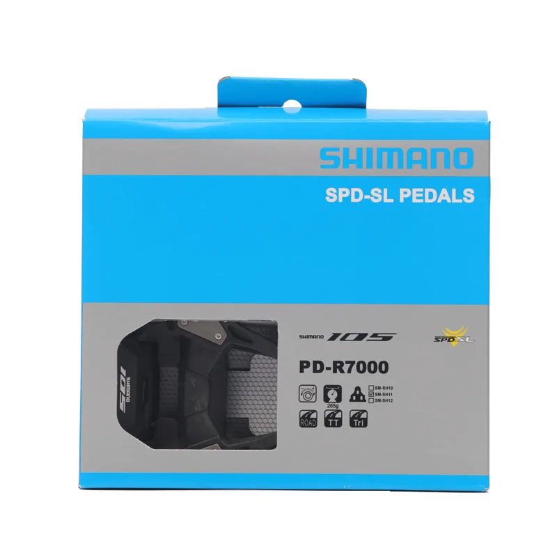 PD-R7000 105 Series SPD-SL Clipless Road Bike Pedal Self-Locking SPD Pedals Single Platform Cleat Set Included with SH11 Cleats
PD-R7000 105 Series SPD-SL Clipless Road Bike Pedal Self-Locking SPD Pedals Single Platform Cleat Set Included with SH11 Cleats