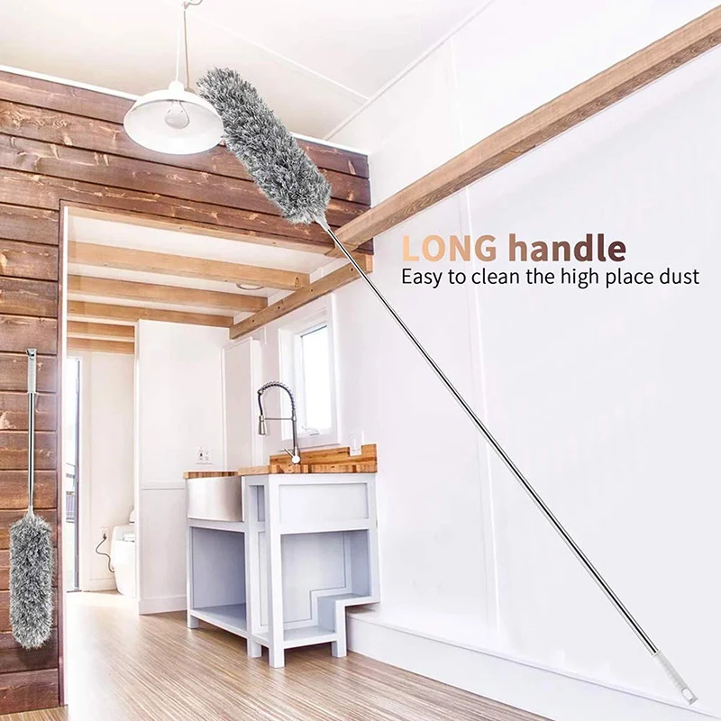 Quality Minifiber Duster with Telescoping Extension Pole Non-Scratch, Bendable, Washable, Hypoallergenic, Lint Free Dusters for
Quality Minifiber Duster with Telescoping Extension Pole Non-Scratch, Bendable, Washable, Hypoallergenic, Lint Free Dusters for
