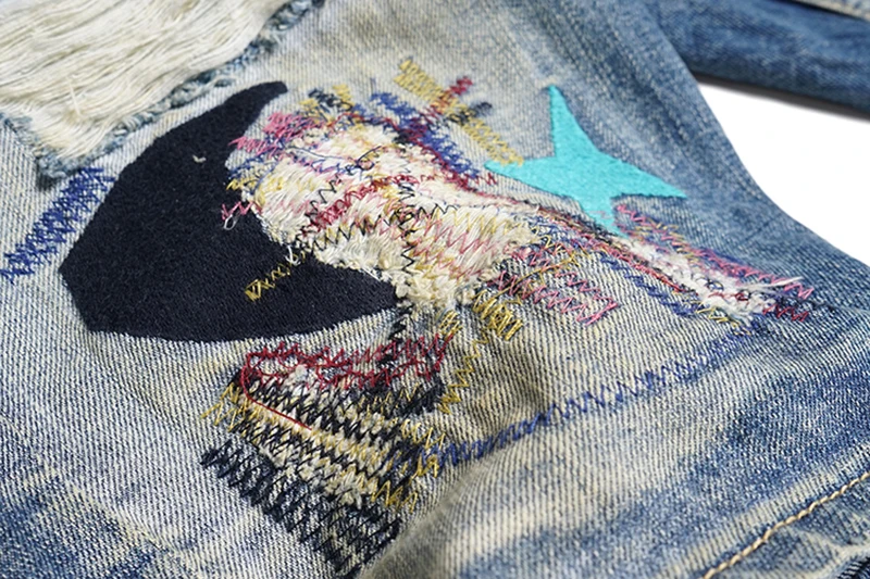KIOVNO Men Ripped Distressed Denim Shorts Vintage Embroidered Short Jeans For Male Washed
KIOVNO Men Ripped Distressed Denim Shorts Vintage Embroidered Short Jeans For Male Washed