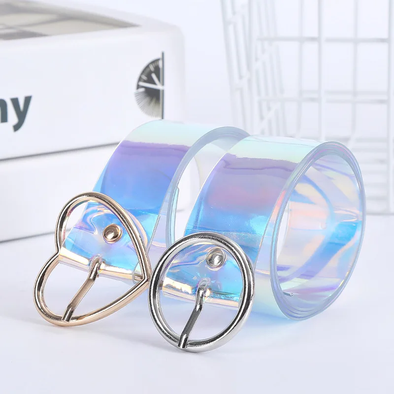 2020 Two Row PVC Clear Belt For Women Fashion Pin Buckle Female White Waist Trousers Transparent Belts Ladies Jeans Grommet Belt
2020 Two Row PVC Clear Belt For Women Fashion Pin Buckle Female White Waist Trousers Transparent Belts Ladies Jeans Grommet Belt