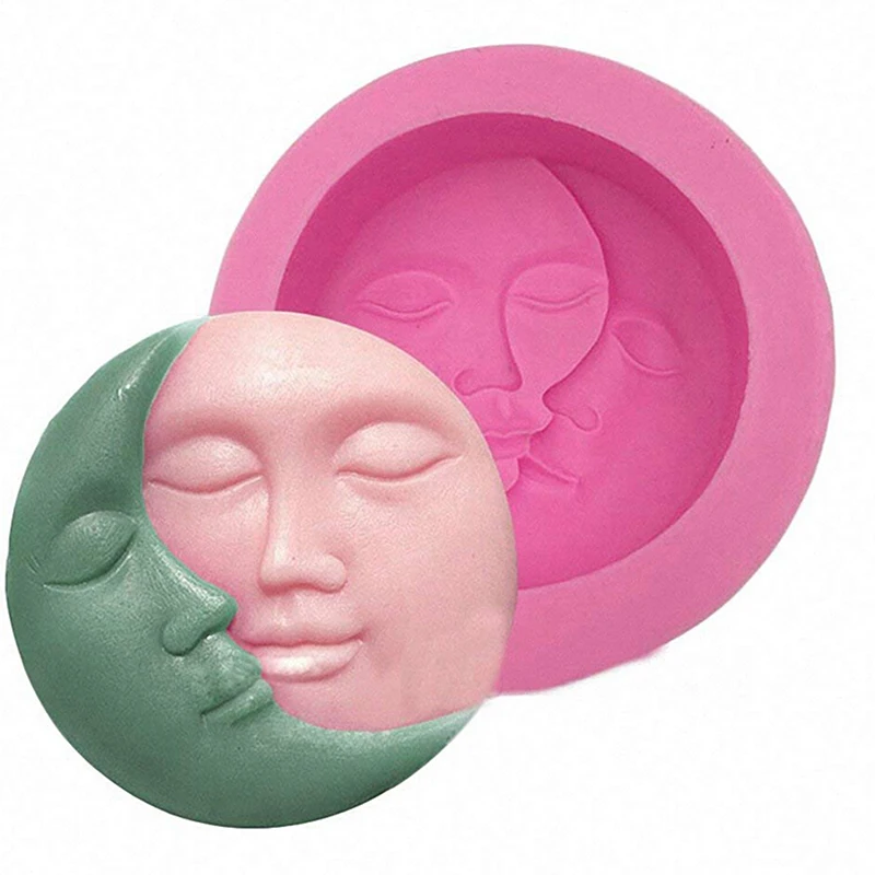 Silicone Non-Stick Mold Soap Mold DIY Sun Moon Face Craft Art Silicone Soap Mold Craft Mold DIY Handmade Candle Mold
Silicone Non-Stick Mold Soap Mold DIY Sun Moon Face Craft Art Silicone Soap Mold Craft Mold DIY Handmade Candle Mold
