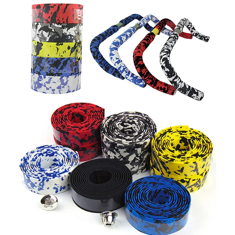 2PCS Bicycle Handlebar Tape Anti-slip bike bar Strap Sponge Shock Absorption Handle bar Tape with Bar Plugs bike Accessories 
2PCS Bicycle Handlebar Tape Anti-slip bike bar Strap Sponge Shock Absorption Handle bar Tape with Bar Plugs bike Accessories