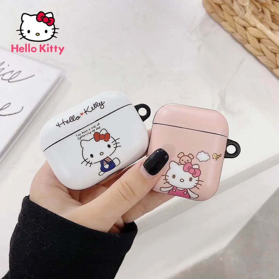Hello Kitty Apple wireless bluetooth compatible earphone protective case is suitable for Apple Airpods 1/2/3 generation
Hello Kitty Apple wireless bluetooth compatible earphone protective case is suitable for Apple Airpods 1/2/3 generation