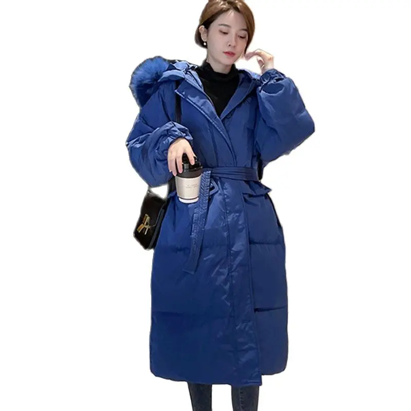 Winter Parkas Women Long Jacket Large Natural Fox Fur Collar Hooded Parkas 90% White Duck Down Coat Thickness Snow Warm Outwear
Winter Parkas Women Long Jacket Large Natural Fox Fur Collar Hooded Parkas 90% White Duck Down Coat Thickness Snow Warm Outwear