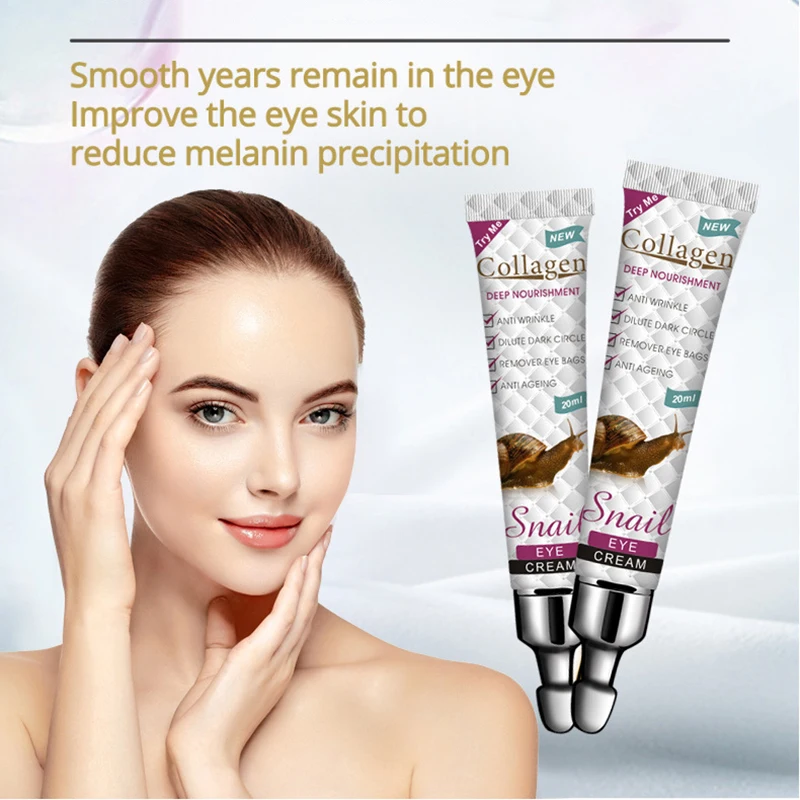 Snail Eye Cream Nourishes Dry Skin Reduces Fine Lines Brightens and Removes Dark Circles and Bags Under The Eyes Eye Skin Care 
Snail Eye Cream Nourishes Dry Skin Reduces Fine Lines Brightens and Removes Dark Circles and Bags Under The Eyes Eye Skin Care