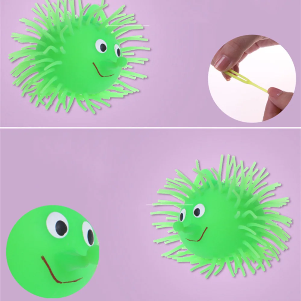 5pcs Glowing Puffer Glowing Hedgehog Elasticity Flash Hair Vent Stress Reliever Kids Funny (Random Color) 
5pcs Glowing Puffer Glowing Hedgehog Elasticity Flash Hair Vent Stress Reliever Kids Funny (Random Color)