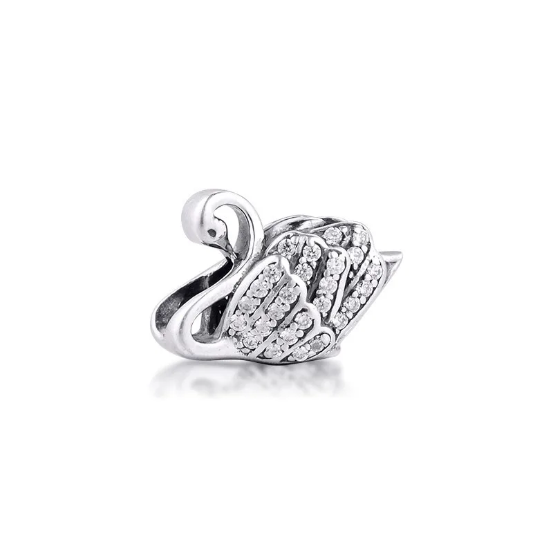 Fits Pandora Bracelet 925 Sterling Silver Majestic Swan Charms Clear CZ Beads Original Jewelry Making Berloques
Fits Pandora Bracelet 925 Sterling Silver Majestic Swan Charms Clear CZ Beads Original Jewelry Making Berloques