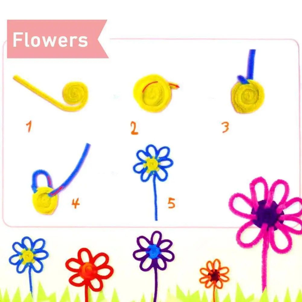 DIY Educational Toys Colorful Plush Sticks Wool Pompoms Puzzle Art Toy Craft Educational Materials Kids Gifts Handmade M3P8
DIY Educational Toys Colorful Plush Sticks Wool Pompoms Puzzle Art Toy Craft Educational Materials Kids Gifts Handmade M3P8