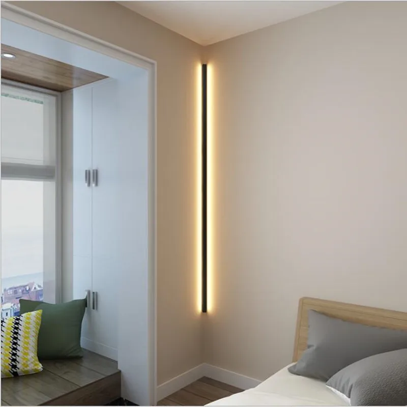 Минималистичный светодиодный настенный светильник современная спальня
