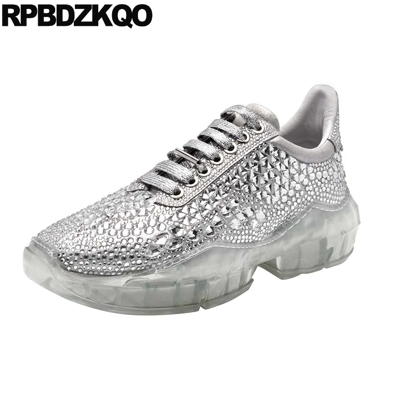 Silver Platform Designer Shoes China Brand Celebrity Diamond Crystal Elevator Rhinestone Women High Quality Transparent Creepers
Silver Platform Designer Shoes China Brand Celebrity Diamond Crystal Elevator Rhinestone Women High Quality Transparent Creepers