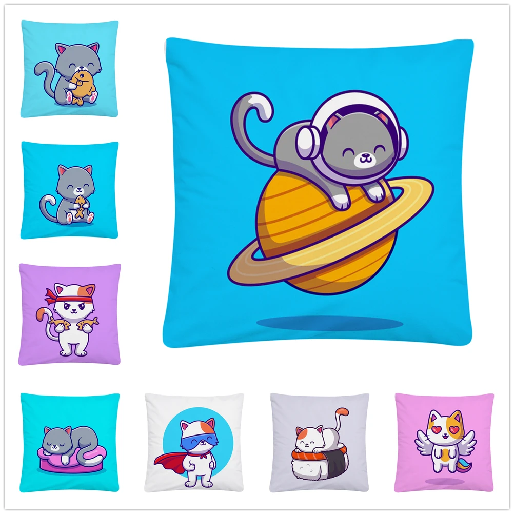 Мягкая короткая плюшевая наволочка с мультяшным рисунком, 45x45 см
Мягкая короткая плюшевая наволочка с мультяшным рисунком, 45x45 см