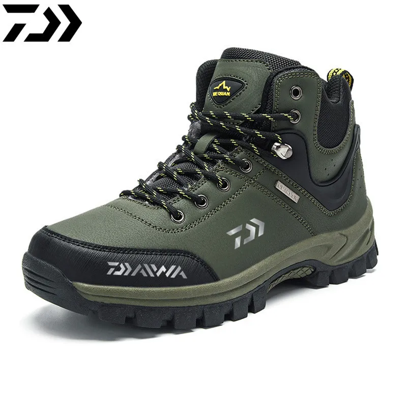 Men High Quality Plus Velvet Fishing Non-slip Leather Boots Hiking Tactical Desert Combat Men's Boots Outdoor Shoes Ankle Boots
Men High Quality Plus Velvet Fishing Non-slip Leather Boots Hiking Tactical Desert Combat Men's Boots Outdoor Shoes Ankle Boots