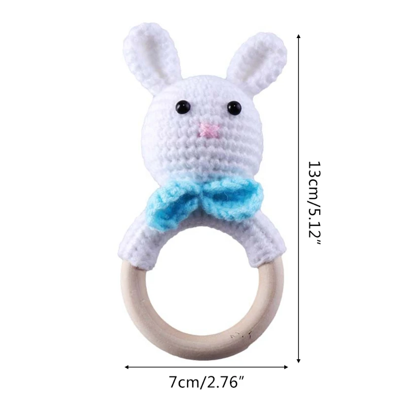OOTDTY Baby Rattle Wooden Animals Designs Hand Grip Shaking Toys Safe Braided Teething Ring for Baby Boys Girls Baby Shower
OOTDTY Baby Rattle Wooden Animals Designs Hand Grip Shaking Toys Safe Braided Teething Ring for Baby Boys Girls Baby Shower