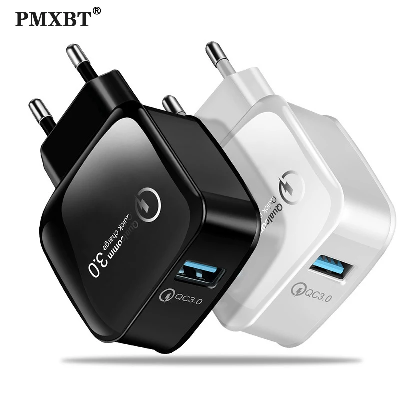 18W USB Charger Fast Charging 2.4 A QC 3.0 EU US Wall Charger For iPhone 11 12 Por Max Xiaomi Huawei Mobile Phone Quick Charging
18W USB Charger Fast Charging 2.4 A QC 3.0 EU US Wall Charger For iPhone 11 12 Por Max Xiaomi Huawei Mobile Phone Quick Charging