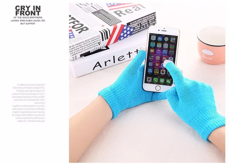 New Magic Touch Screen Gloves Smartphone Texting Stretch Adult One Size Winter Warmer Knit Gloves 13 Colors Hot Sale
New Magic Touch Screen Gloves Smartphone Texting Stretch Adult One Size Winter Warmer Knit Gloves 13 Colors Hot Sale