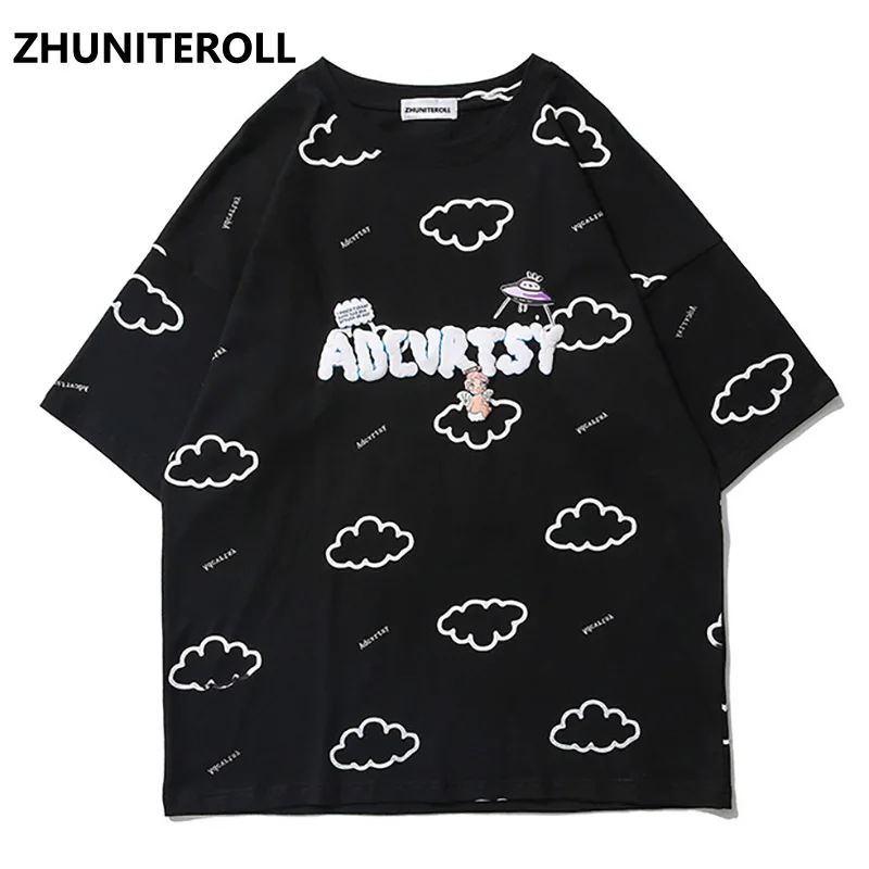 Funny Harajuku T-Shirt Men Multi Cloud Print Short Sleeve Fashion Casual Tees Shirt Hip Hop Oversized Hipster Tops Streetwear
Funny Harajuku T-Shirt Men Multi Cloud Print Short Sleeve Fashion Casual Tees Shirt Hip Hop Oversized Hipster Tops Streetwear