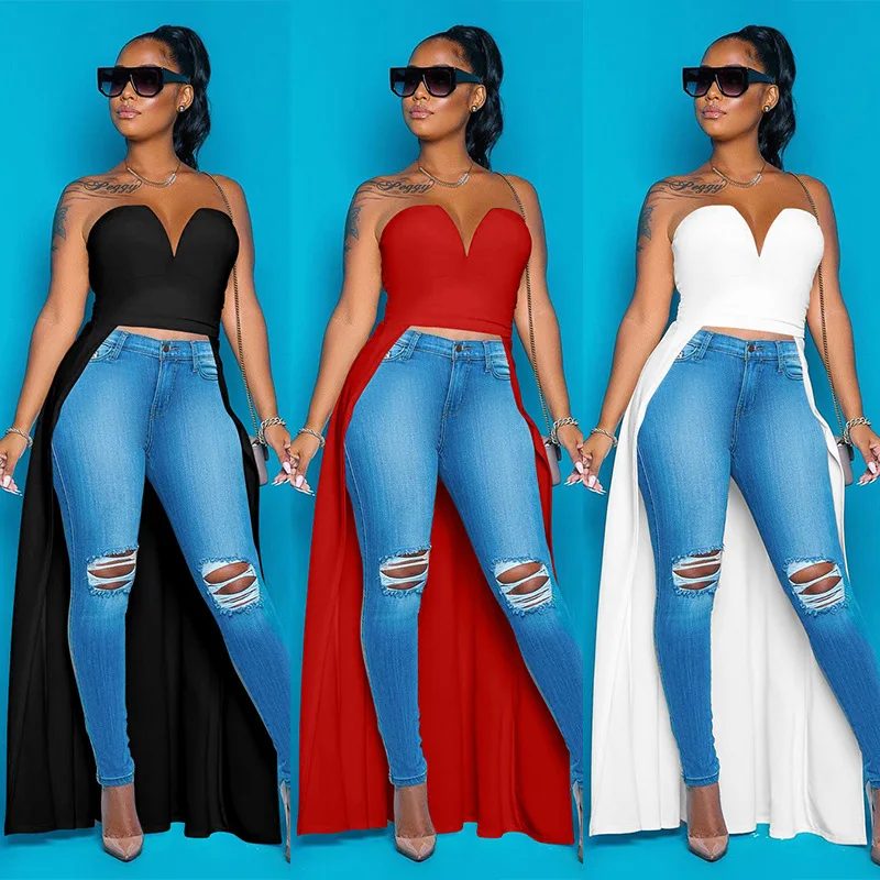 2020 Summer New Sexy T-Shirt Clothe V-neck Irregular Dress Top Slim Sleeveless Halter Top Women Women Shirts Tank Top
2020 Summer New Sexy T-Shirt Clothe V-neck Irregular Dress Top Slim Sleeveless Halter Top Women Women Shirts Tank Top
