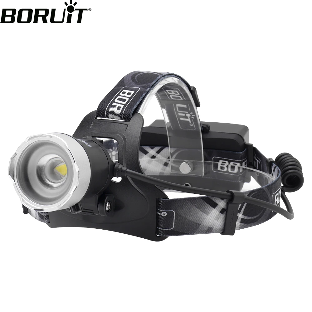 BORUiT B13 CREE XM-L2 LED Headlamp 3-Mode Zoom Headlight USB Rechargeable 18650 Power Bank Head Torch for Camping Hunting
BORUiT B13 CREE XM-L2 LED Headlamp 3-Mode Zoom Headlight USB Rechargeable 18650 Power Bank Head Torch for Camping Hunting