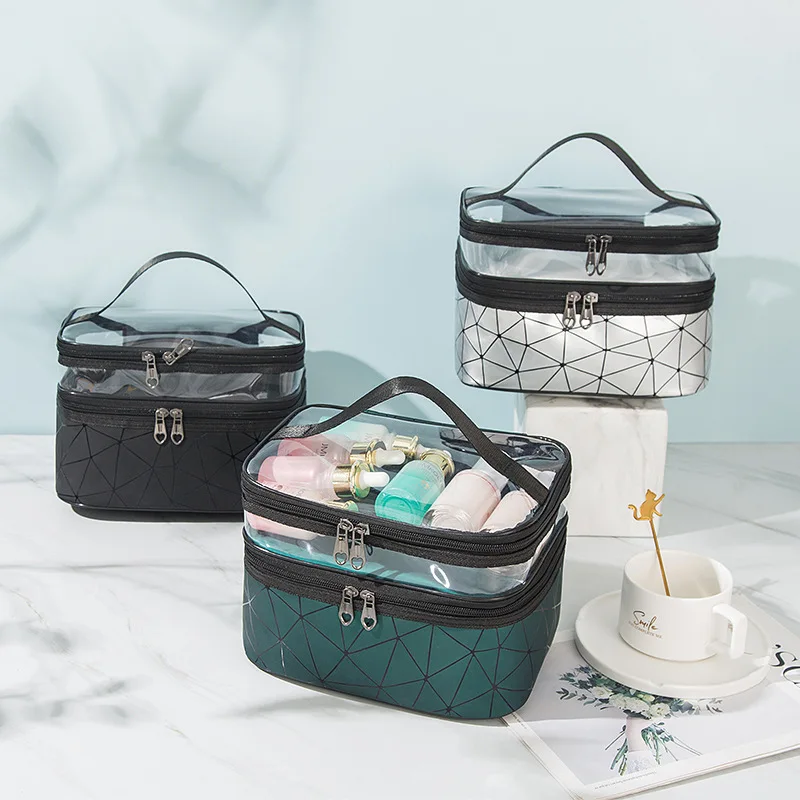 New Double Layer Portable Cosmetic Bag Large Capacity Female Portable Travel Waterproof Washing Bag Portable Storage Bag
New Double Layer Portable Cosmetic Bag Large Capacity Female Portable Travel Waterproof Washing Bag Portable Storage Bag