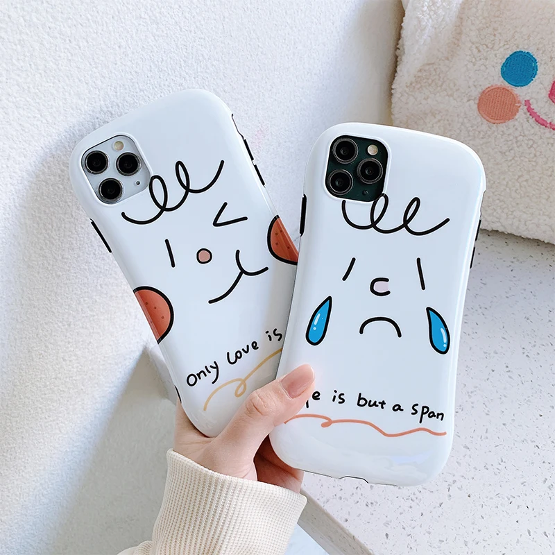 Smiling Mobile Phone Cases For iPhone 11 Case For Lover Couple Graffiti Design Coques Covers For iPhone 7 8 Plus X XR XS MAX
Smiling Mobile Phone Cases For iPhone 11 Case For Lover Couple Graffiti Design Coques Covers For iPhone 7 8 Plus X XR XS MAX