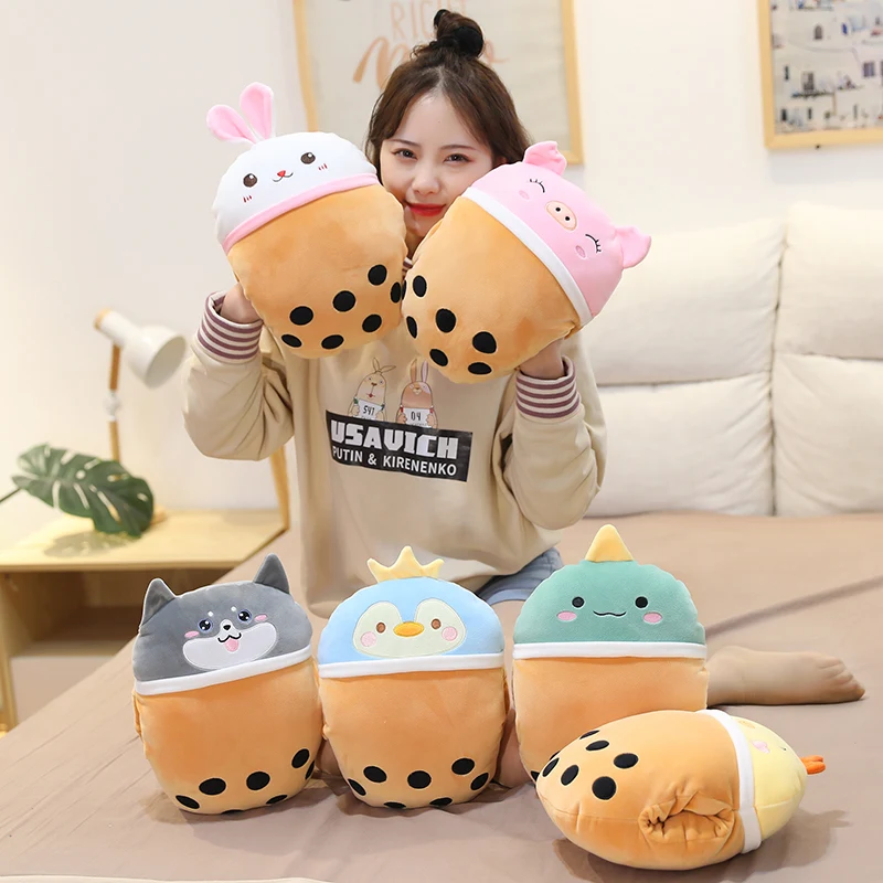 Boba Plush Hand Warmer Pillow Boba Tea Dinosaur Husky Penguin Duck Pig Plush Cat Paw Rabbit Milk Tea Cute Plush Soft Stuffed Toy
Boba Plush Hand Warmer Pillow Boba Tea Dinosaur Husky Penguin Duck Pig Plush Cat Paw Rabbit Milk Tea Cute Plush Soft Stuffed Toy