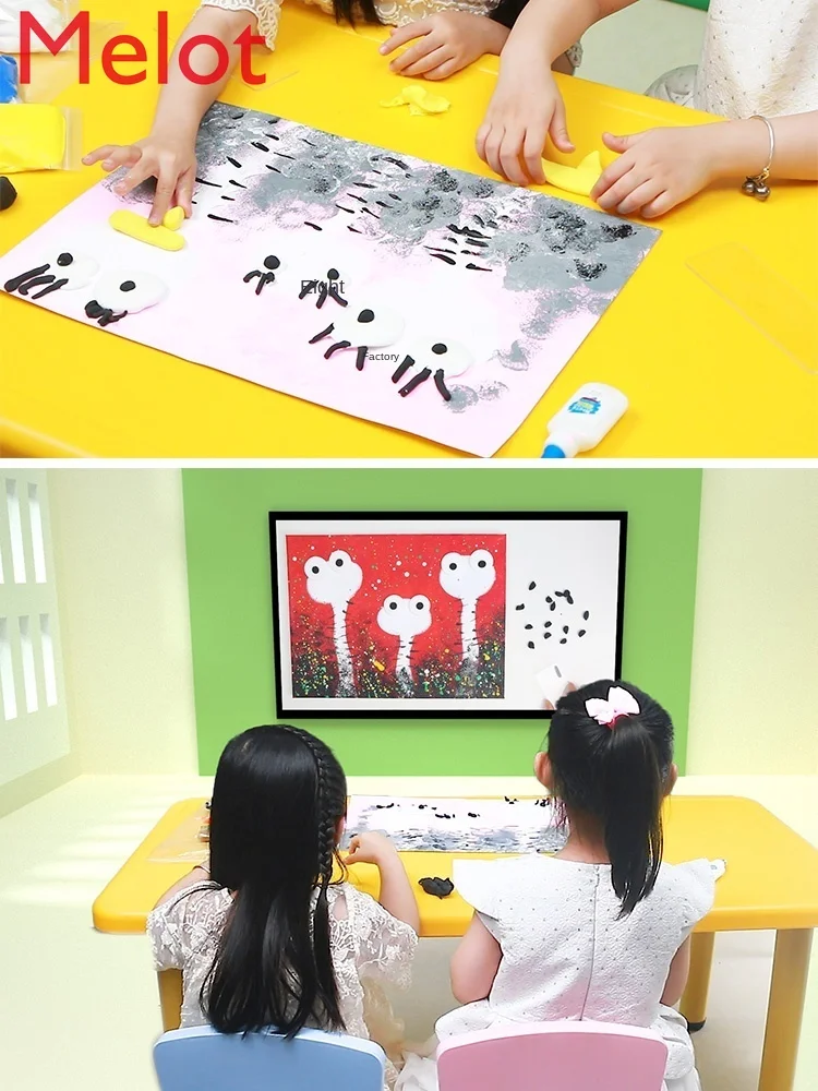 Children's Handmade Material Kit Art Painting Kindergarten Creative Art and Craft Class Educational Painting Baby Painting 
Children's Handmade Material Kit Art Painting Kindergarten Creative Art and Craft Class Educational Painting Baby Painting